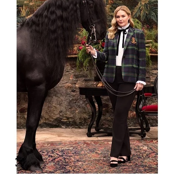 Lauren Ralph Lauren
Plus Size Tuxedo Stripe High-Rise Pants - Picture 16 of 16